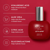 LET’S SPIN™ Intimacy Gel | Halle Berry and Respin X Silky-Smooth Feel | Ph-Balanced, Clean, Fragrance-Free, Water-Based Gel with Hyaluronic Acid and Aloe Vera (2 Fl Oz)