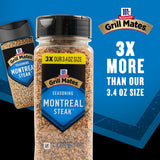 Seasoning, Montreal Steak, No MSG Added, Gluten Free, No Artificial Flavors, for Transforming Everyday Cuts of Meat and Vegetables into a Grilling Masterpiece, 11.62 Oz