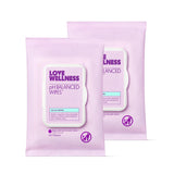 Ph Balancing Wipes for Women | Feminine Hygiene for Cleansing with Aloe Vera | Fragrance-Free Intimate Health | Moisturizing, Soothing & Calming for Sensitive Skin | Travel Size | 2-Pack