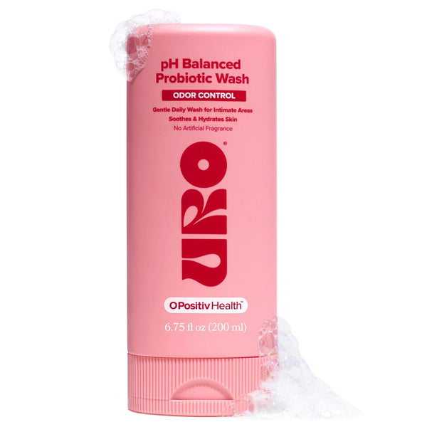 URO Ph Balanced Probiotic Wash – Odor Control, Ph Balance, Dryness & Irritation Support for Intimate Areas – Probiotics & Lactic Acid – 6.75 Oz (Pack of 1) — wellness product for adults 45+