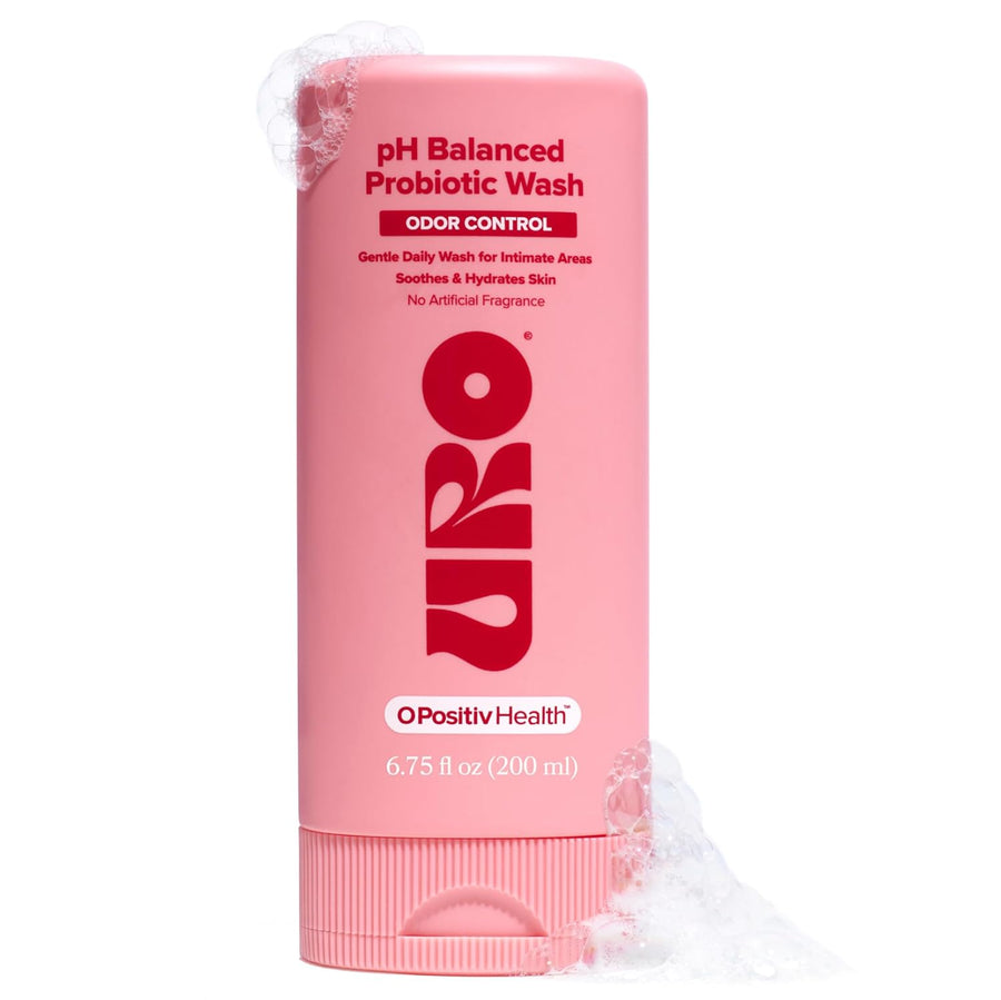 URO Ph Balanced Probiotic Wash – Odor Control, Ph Balance, Dryness & Irritation Support for Intimate Areas – Probiotics & Lactic Acid – 6.75 Oz (Pack of 1)