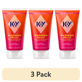 3-Pack Jelly Personal Lubricant, Water-Based Formula for Sexual Wellness, Vaginal Moisturizer, 5 Oz