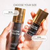 Glow below - Hydrating Feminine Serum with Hyaluronic Acid & Botanical Oils, Plant-Based Feminine Conditioning Oil - 0.5 Oz