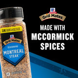 Seasoning, Montreal Steak, No MSG Added, Gluten Free, No Artificial Flavors, for Transforming Everyday Cuts of Meat and Vegetables into a Grilling Masterpiece, 11.62 Oz