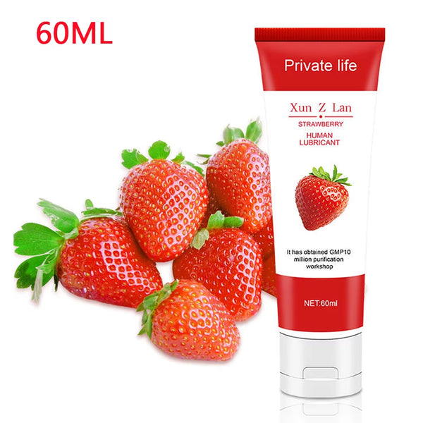 80ml Gourmet Fruit-Flavored Lubricant Gel for Adults - Perfect for Sensual Massage and Intimate Experiences — wellness product for adults 45+