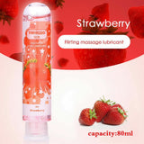 80ml Gourmet Fruit-Flavored Lubricant Gel for Adults - Perfect for Sensual Massage and Intimate Experiences