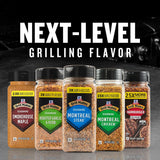 Seasoning, Montreal Steak, No MSG Added, Gluten Free, No Artificial Flavors, for Transforming Everyday Cuts of Meat and Vegetables into a Grilling Masterpiece, 11.62 Oz