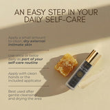 Glow below - Hydrating Feminine Serum with Hyaluronic Acid & Botanical Oils, Plant-Based Feminine Conditioning Oil - 0.5 Oz