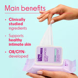 Ph Balancing Wipes for Women | Feminine Hygiene for Cleansing with Aloe Vera | Fragrance-Free Intimate Health | Moisturizing, Soothing & Calming for Sensitive Skin | Travel Size | 2-Pack