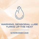 Warming Lube, Glycerin Based Sensorial Personal Lubricant for Couples and Sexual Wellness,1 Fl Oz
