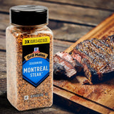 Seasoning, Montreal Steak, No MSG Added, Gluten Free, No Artificial Flavors, for Transforming Everyday Cuts of Meat and Vegetables into a Grilling Masterpiece, 11.62 Oz
