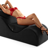 Esse Luxury Couples' Chair - Ergonomic Design for Enhanced Comfort and Intimacy, Crafted from Durable High-Density Foam, Velvish Black
