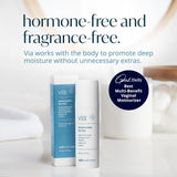 Via by  Vaginal Moisturizer Cream for Women, Non-Hormonal, Water-Based, Made with Hyaluronic Acid, Vitamins, Peptides, Jojoba Oil, 30 Ml
