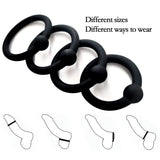 Semen Lock Ring - Adjustable Bondage Erection Delay Ring for Improved Performance and Comfort in Men's Intimate Activities