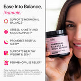 Ayurvedic Hormone Balance for Women | Cortisol Reducer | Mood, Energy, & Sleep Support | Regulates Estrogen | Stress Relief | Ashwagandha, Rhodiola, & Shatavari | Made in USA | 60 Ct. - OSH Wellness