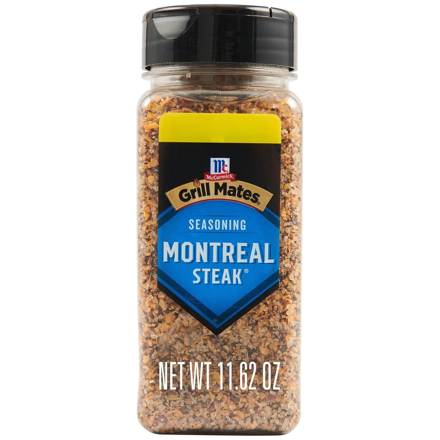 Seasoning, Montreal Steak, No MSG Added, Gluten Free, No Artificial Flavors, for Transforming Everyday Cuts of Meat and Vegetables into a Grilling Masterpiece, 11.62 Oz