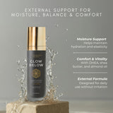Glow below - Hydrating Feminine Serum with Hyaluronic Acid & Botanical Oils, Plant-Based Feminine Conditioning Oil - 0.5 Oz
