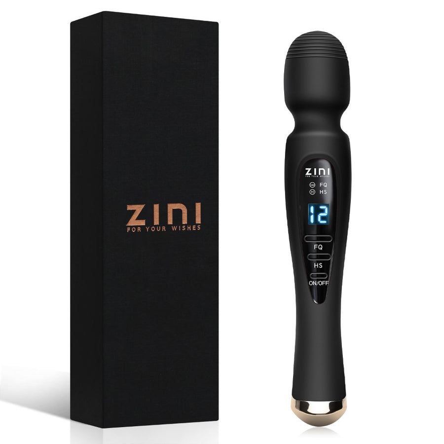 Rechargeable Personal Massager, 12 Modes Massager, Quiet Personal Massager for Women, Digital Display Personal Massager for Women Neck, Shoulder, Back Pain Relief