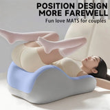 Couples Memory Foam Support Pillow for Expecting Mothers - Intimacy Enhancement Cushion