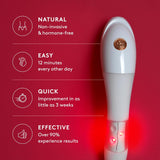 Vfit Set, Red LED Light Device for Women,Intimate Wellness System for Menopausal Women & New Mothers, Promotes Natural Hydration