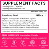 Ayurvedic Hormone Balance for Women | Cortisol Reducer | Mood, Energy, & Sleep Support | Regulates Estrogen | Stress Relief | Ashwagandha, Rhodiola, & Shatavari | Made in USA | 60 Ct. - OSH Wellness
