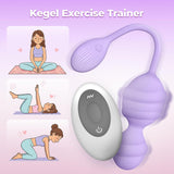 Pelvic Floor Exerciser with App–Kegel Trainer, 5 Modes Pelvic Floor Trainer, Strengthen Pelvic Floor Muscle, Kegel Exercise Equipment, Stronger Pelvic Support, Devices Health for Women, Purple